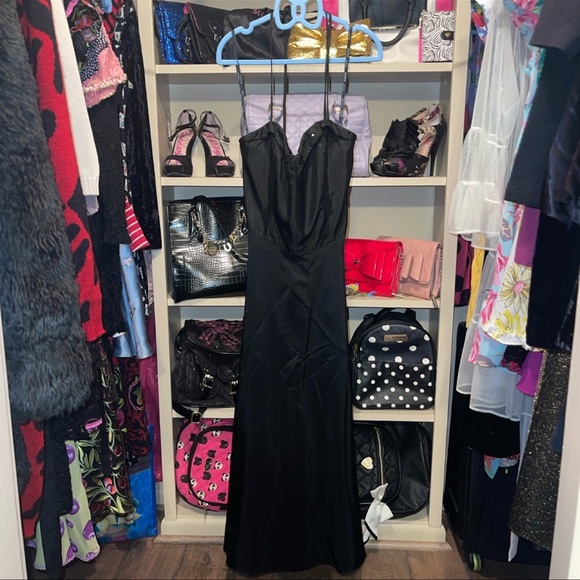 Betsey Johnson Dresses & Skirts - VTG Betsey Johnson Gemmed Halter Dress